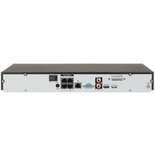 IP Recorder NVR4204-P-4KS2/L 4 kanalen +4-poorts SWITCH POE DAHUA