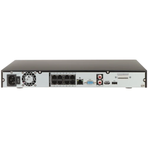 IP Recorder NVR4208-8P-EI 8 kanalen, 8 PoE WizSense DAHUA