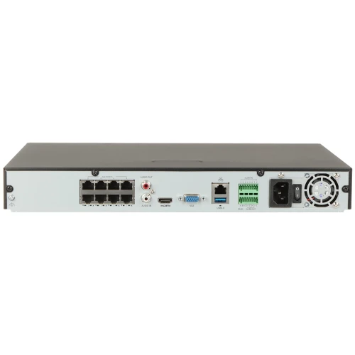 IP Recorder NVR302-08E2-P8-IQ 8 kanalen, 8 PoE UNIVIEW