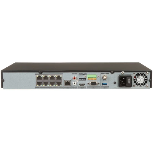 IP Recorder DS-7608NXI-I2/8P/S(E) 8 kanalen, 8 PoE ACUSENSE Hikvision