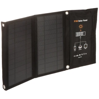 Draagbaar fotovoltaïsch paneel travel-SOLAR/21W-USB OPVOUWBAAR VOLT Polen