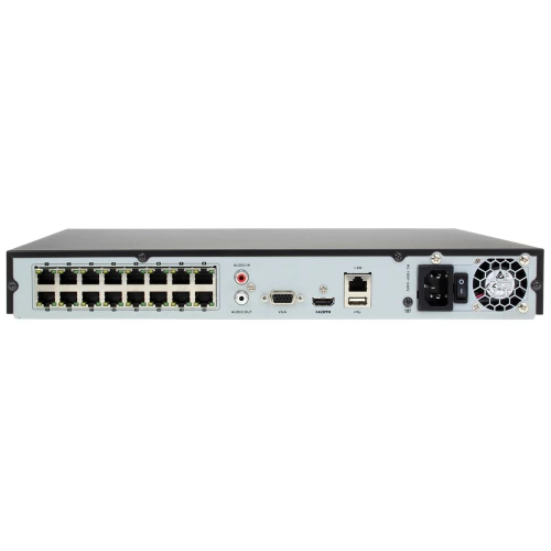 BCS-B-NVR1602-16P BCS Basic Digitale netwerk IP-recorder voor winkel-, kantoorbewaking