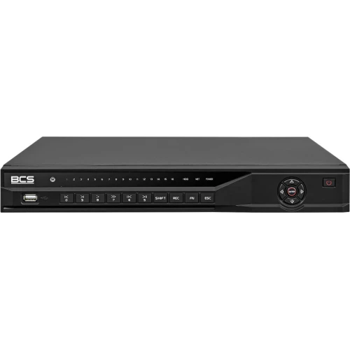 IP-recorder 16 kanalen BCS-L-NVR1602-A-4K ondersteuning tot 32Mpx