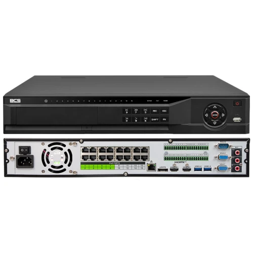 IP Recorder BCS-L-NVR1604-A-4K-16P 16-kanaals PoE van het merk BCS Line