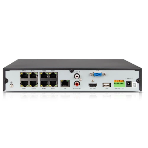 IP Netwerk Recorder 16 Kanaals KEEYO LV-V-NVR-16CH-8P 8x PoE