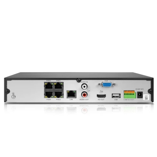 IP Netwerk Recorder 9 Kanaals KEEYO LV-V-NVR-9CH-4P 4x PoE