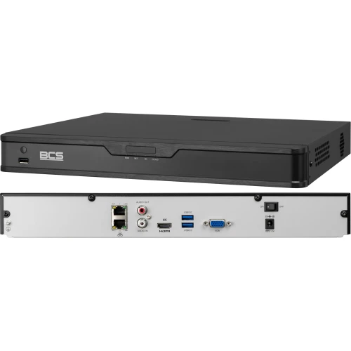 BCS Point BCS-P-NVR3202-4K-E 32-kanaals IP-netwerkrecorder tot 8 Mpx