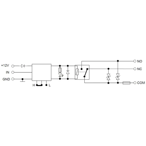 Configureerbare schakelrelaismodule PK1-12-PDT