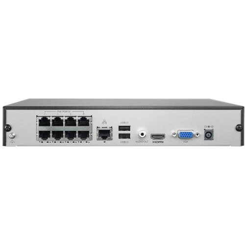 Netwerkrecorder 8-kanaals BCS-B-NVR0801-8P(2.0) tot 8MPx ingebouwde POE-switch