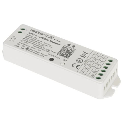 LED-verlichtingscontroller LED-RGBW-WC/WIFI Wi-Fi, 2.4 GHz, RGBCCT (RGBWW) 12... 24V DC MiBOXER / Mi-Light