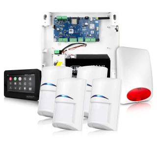 NeoGSM-IP Alarmsysteem, Zwart, 4x sensor, GSM-melding, Wifi