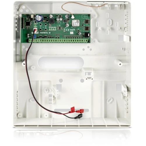 Satel Perfecta 16 alarmsysteem, 4x detector, LCD, SP-4001 R signaalgever, accessoires