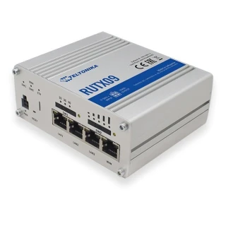 Teltonika RUTX09 | Professionele industriële 4G LTE-router | Cat 6, Dual Sim, 1x Gigabit WAN, 3x Gigabit LAN