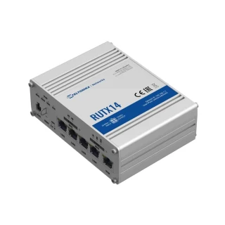 Teltonika RUTX14 | Professionele industriële 4G LTE-router | Cat 12, Dual Sim, 1x Gigabit WAN, 4x Gigabit LAN, WiFi 802.11 AC Wave 2