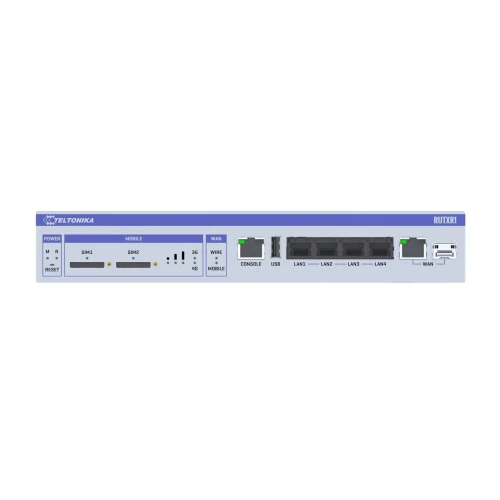 Teltonika RUTXR1 | LTE-router | LTE Cat6, WiFi Wave-2 Dual Band, Dual SIM, 1x SFP, 5x RJ45 1000Mb/s