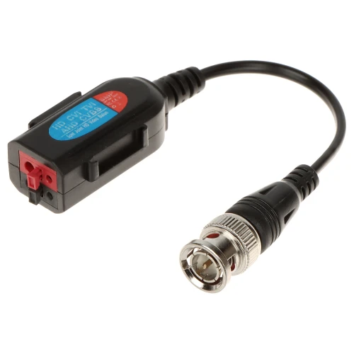 Video transformator voor twisted pair naar analoog signaal tot 8 Mpx TR-1D-HD*P2