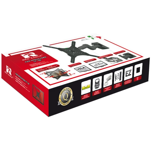 Uchwyt do TV LCD LED Plasma 17-55" Apollo Flexi Forte w kolorze czarnym, przeznaczony do montażu na ścianie. Solidna konstrukcja uchwytu Apollo Flexi Forte zapewnia stabilność i bezpieczeństwo telewizora.