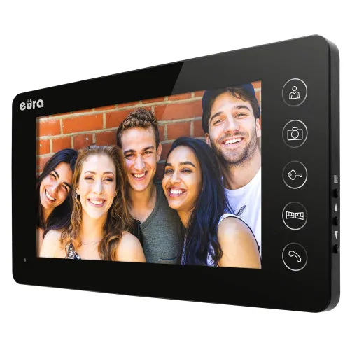 Wideodomofon EURA VDP-76A3 czarny