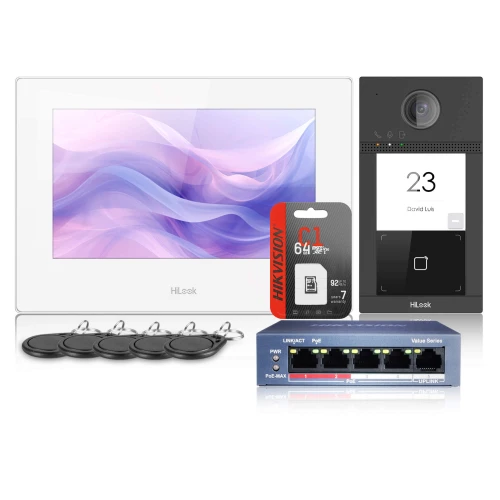 Videodeurbel HiLook IP-VIS-Pro-W