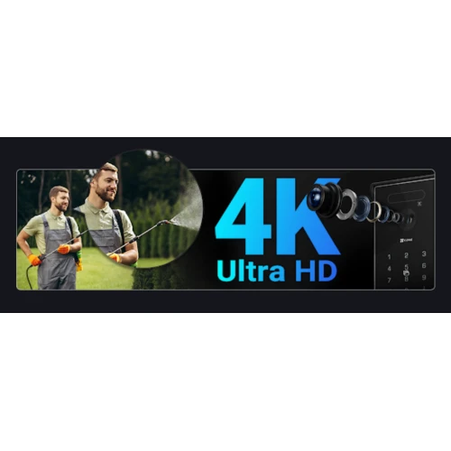 WiFi Video Deurbel EZVIZ HP7 PRO 4K, Gezichtsherkenning, Afstandsbediening, Bewegingsdetectie