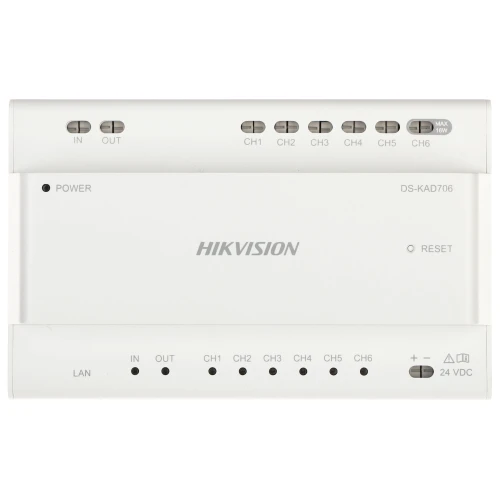 Switch DS-KAD706 voor 2-draads videodeurtelefoons HIKVISION