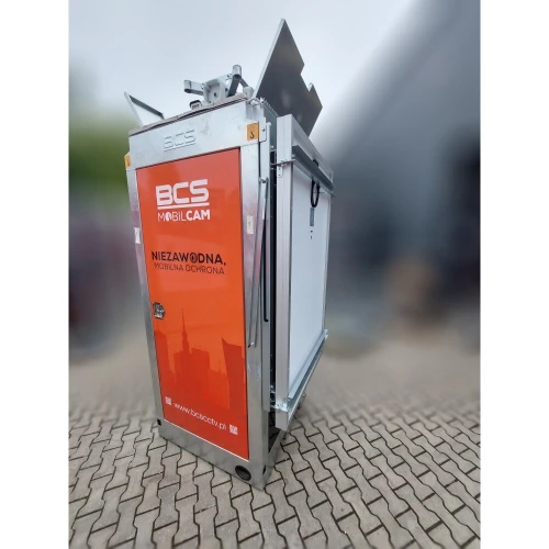 BCS MOBILCAM BCS-PS2X305W bewakingstoren met zonnepanelen