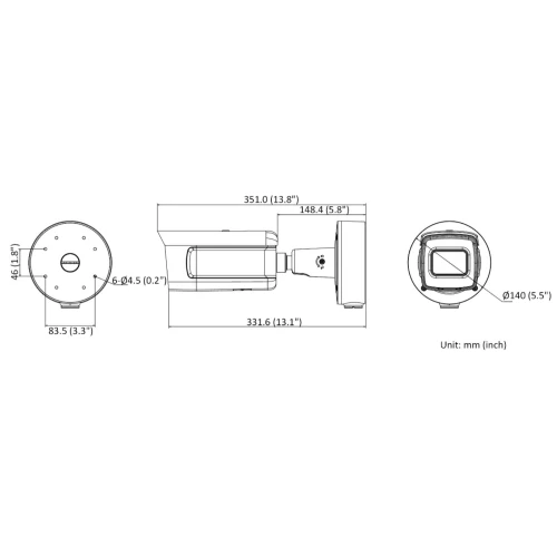 IP-camera IDS-2CD7A86G0-IZHSY(2.8-12MM) - 8.3Mpx MOTOZOOM Hikvision