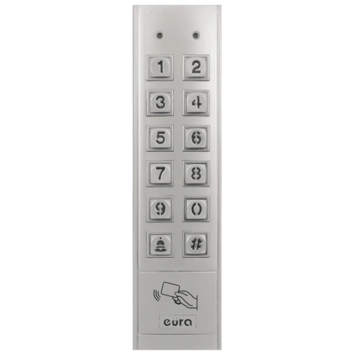 Cijferslot EURA AC-14A1 - 1 uitgang, proximity kaart, opbouw, deurbelknop