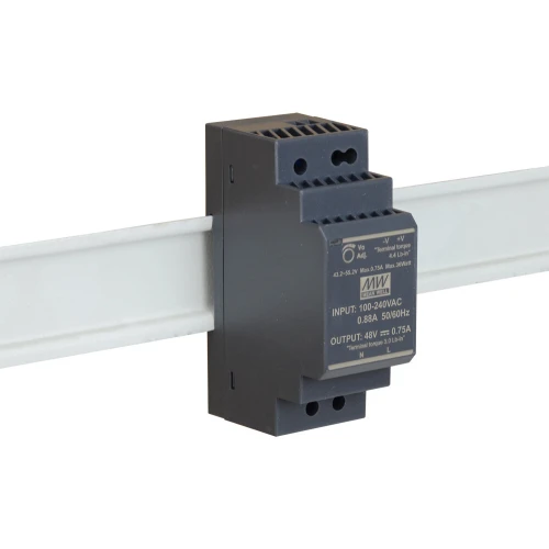 DIN-rail voeding 48V HDR-30-48 MEAN WELL