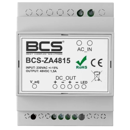 BCS-ZA4815 netvoeding voor veeleisende elektronische apparaten