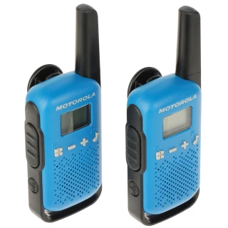 Set van 2 PMR-radiotelefoons MOTOROLA-T42/BLUE 446.1MHz ... 446.2MHz