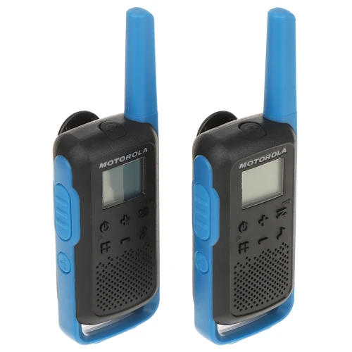 Set van 2 PMR-radiotelefoons MOTOROLA-T62/BLUE 446.1MHz ... 446.2MHz