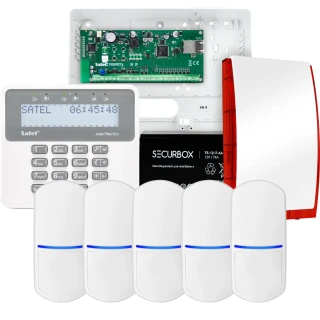 SATEL PERFECTA 32 IP alarmsysteemset, 5x PET-detector, sirene, bedieningspaneel