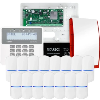 SATEL PERFECTA 32 LTE alarmsysteemset, 15x PET-detector, sirene, bedieningspaneel