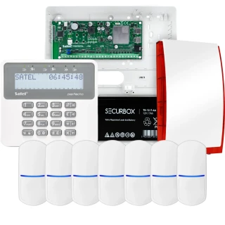 SATEL PERFECTA 32 LTE alarmsysteemset, 7x PET-detector, sirene, bedieningspaneel