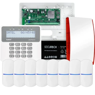 SATEL PERFECTA 32 LTE alarmsysteemset, 8x PET-detector, sirene, bedieningspaneel