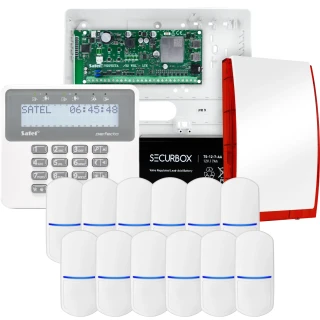 SATEL PERFECTA 32-WRL LTE alarmsysteemset, 12x huisdiervriendelijke detector, sirene, bedieningspaneel