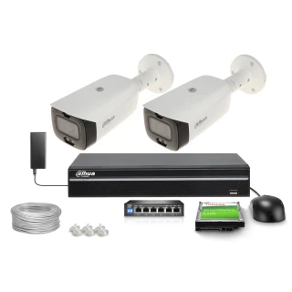 Set voor IP-monitoring DAHUA WizSense 4x IPC-HFW3841T-ZAS-27135-S2, NVR4104-4KS2/L