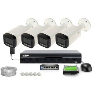 Bewakingsset 4x IPC-HFW3849T-ZAS-IL-27135, 8MP, IR 60m, WDR 120dB
