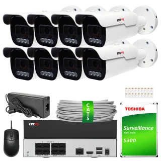 IP-buiskamera KEEYO LV-V-IP5M5AF-DL 5Mpx, motozoom