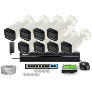 Monitoring set 8x IPC-HFW3849T-ZAS-IL-27135, 8Mpx, IR 60m, WDR 120dB