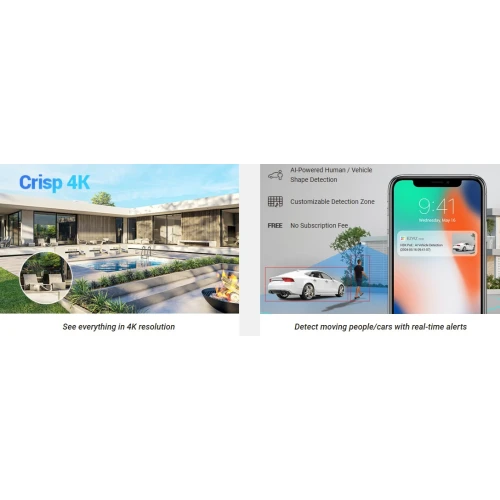 EZVIZ bewakingsset 4x PoE-camera 8Mpx, recorder, 2TB schijf