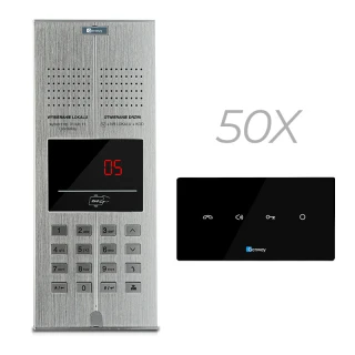 Digitale Intercom Set 50 Familie GENWAY WL-03NL V2 Luidspreker Telefoon