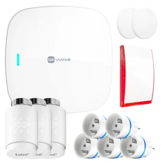 Zestaw SATEL Be Wave DIY Hub Gniazdko x5 Przycisk programowalny x2 Głowica x3 Kontroler x1