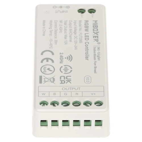 LED-verlichtingscontroller LED-RGBW-WC/RF2 2.4 GHz, RGBW 12